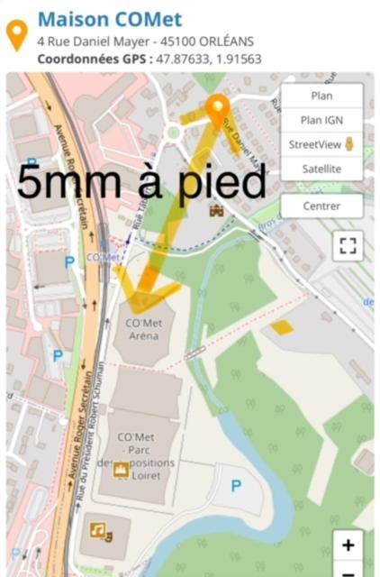Maison Comet Avec Jardin Et Parking Orléans Exterior foto